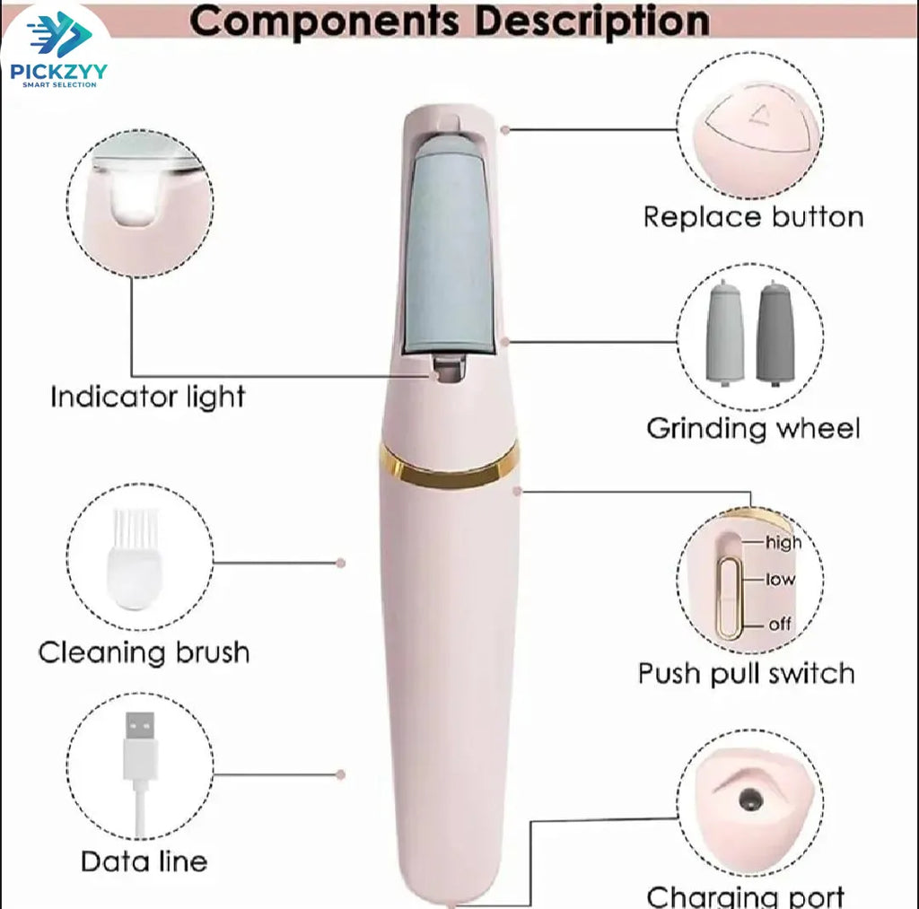 Rechargeable Electric Foot Grinder